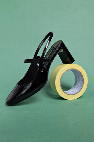 Georgina Pump In Black Patent Leather