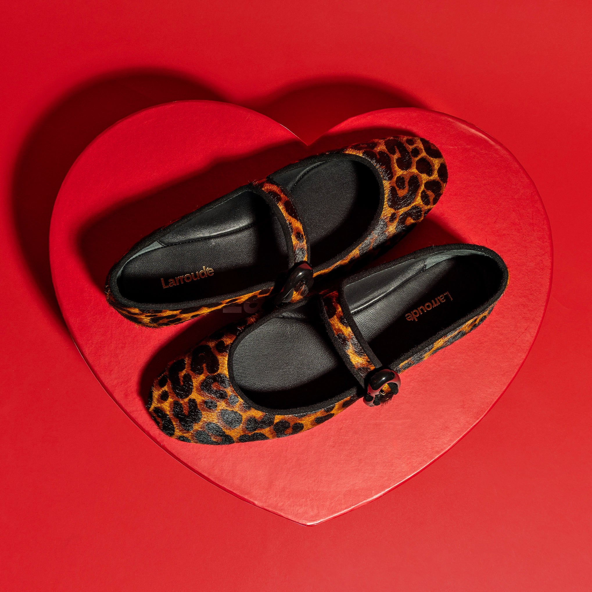 Verona Ballet Flat In Leopard Print Calf Hair