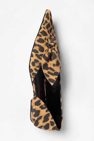 Larroudé by Bruno Frisoni: Sapatilha Gigi Camurça Leopardo Flat Larroudé x Bruno Frisoni