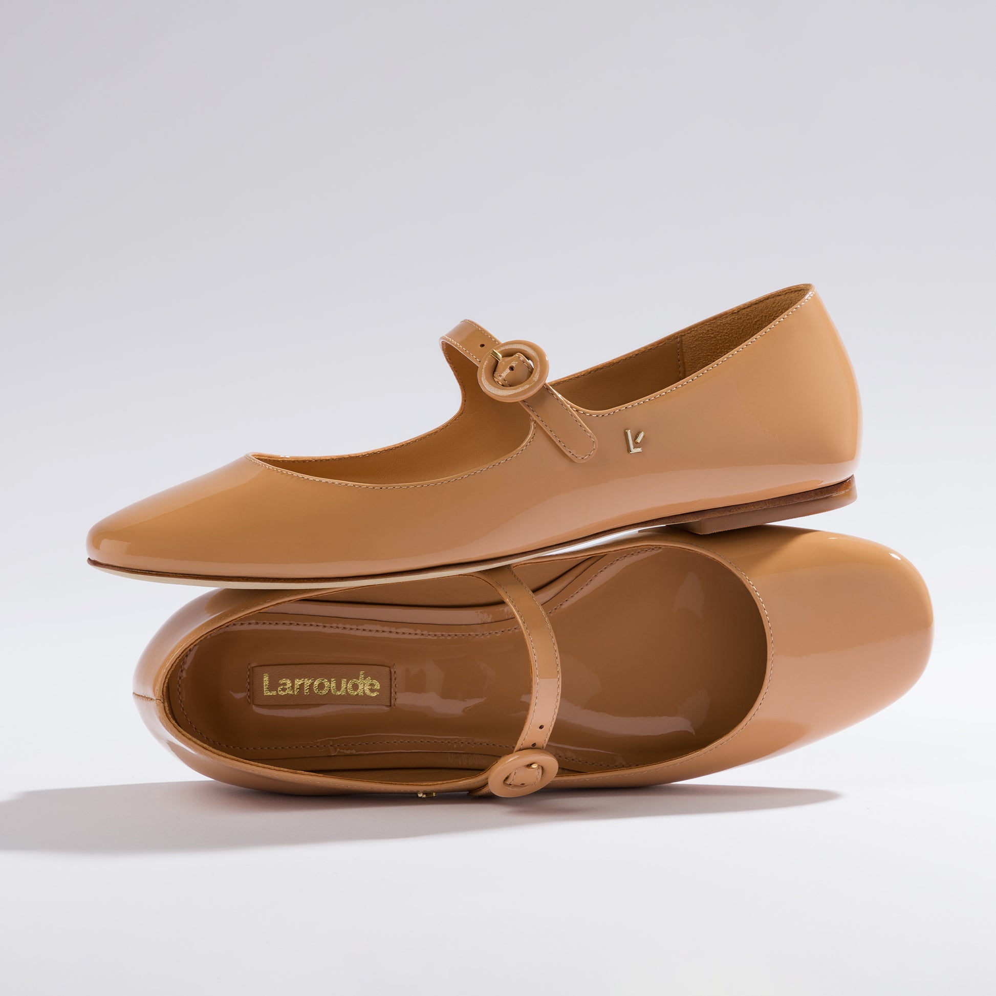 Blair Ballet Flat In Tan Leather