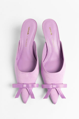 Larroudé by Nicolò B.: Mule Maria Cetim Lilás Larroudé x Nicolò Beretta