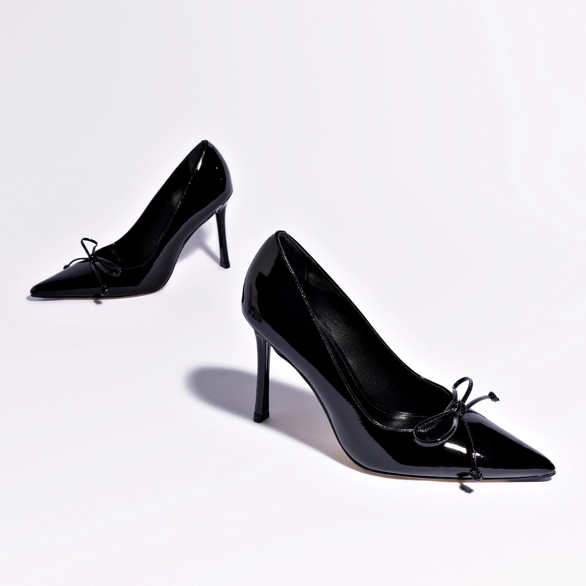 Linda Pump In Black Patent Leather